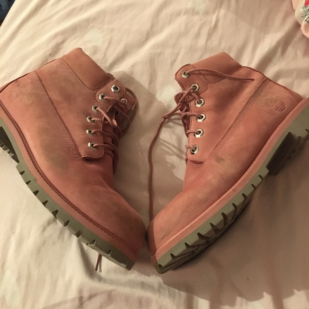 Pink timberlands
